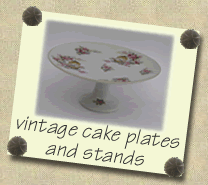 vintage cake plates and stands from Laurel Leaf Farm