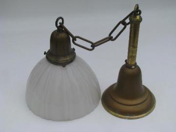 glass fixture, brass pendant antique pendant opalescent light early lamps antique milk milk solid 1900s glass fixture, brass pendant antique pendant opalescent light early lamps antique milk milk solid 1900s