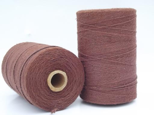 lot-vintage-brown-cotton-string-rug-thre