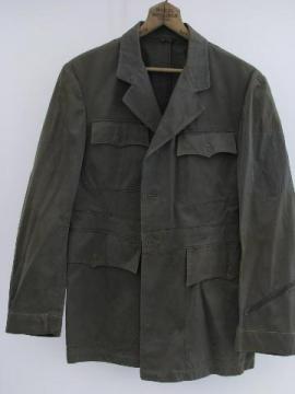old WWII vintage US Navy officer's gray uniform tunic old WWII vintage US Navy officer's gray uniform tunic