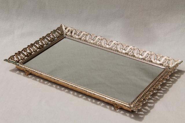 Antique Mirror Tray Vanity Antique Furniture antique mirror tray vanity antique furniture - Jeweled Mirror Aesthetic Blog Jeweled Mirror Vanity Tray. - Antique Mirror Tray Vanity Antique Furniture
