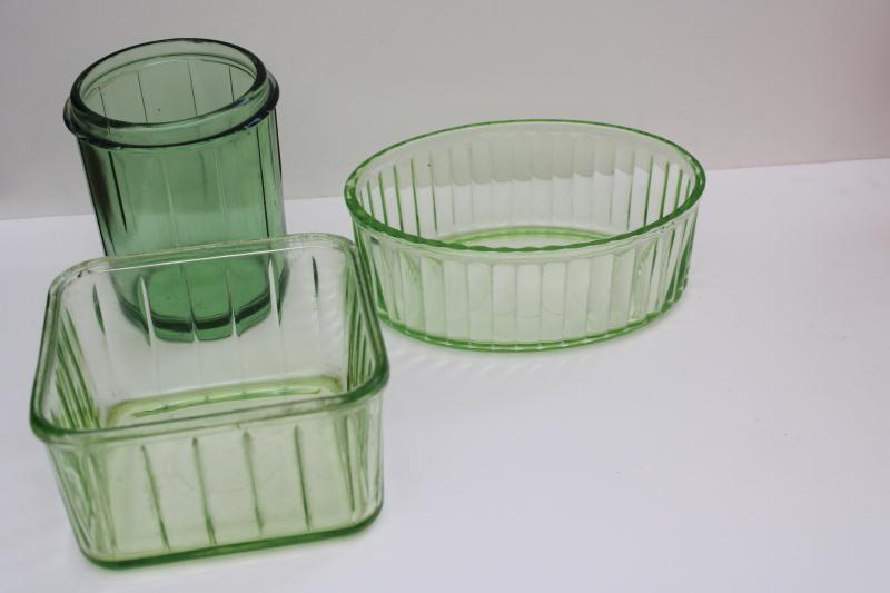 https://www.laurelleaffarm.com/item-photos/1930s-vintage-green-depression-glass-jar-fridge-boxes-kitchen-storage-containers-Laurel-Leaf-Farm-item-no-ts021325-1.jpg