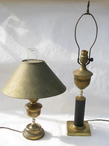 vintage table lamps 1950s