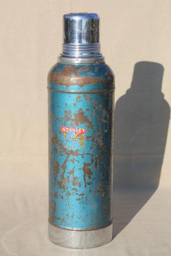 Vintage Stanley Thermos w/ Handle Pour-Thru Stopper 13B HALF GALLON 1.9 L  64 Oz