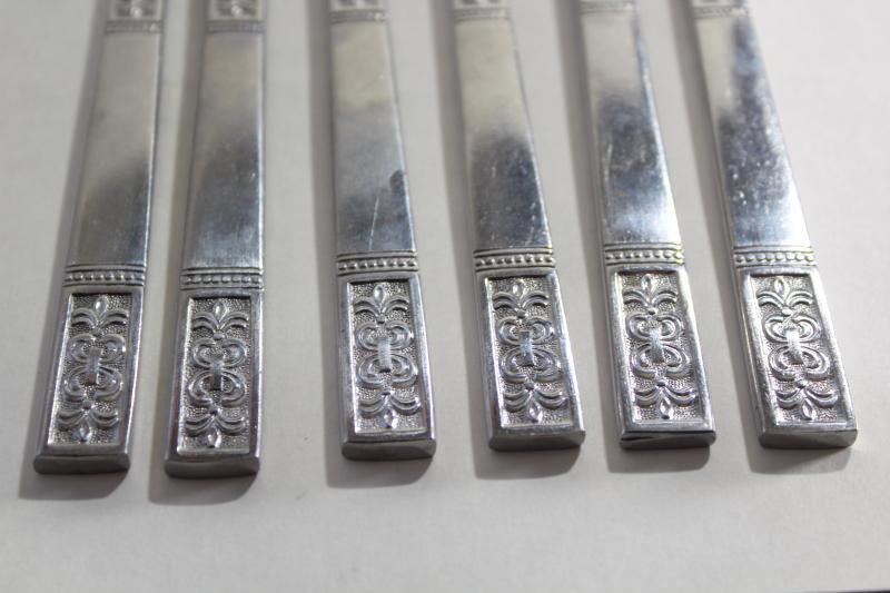 Details about   Vintage Customcraft stainless Salad Fork CUS3 