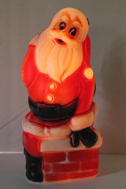 vintage blow mold christmas decorations motorized retro vintage blow mold plastic santa chimney light up christmas decoration vintage blow mold christmas decorations motorized retro vintage blow mold plastic santa chimney light up christmas decoration