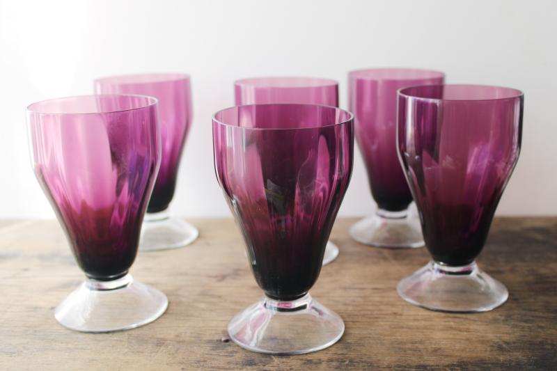 https://www.laurelleaffarm.com/item-photos/vintage-amethyst-glass-iced-tea-tumblers-or-wine-glasses-grape-purple-crystal-foot-Laurel-Leaf-Farm-item-no-rg022301-1.jpg