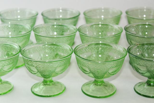 Vintage Green Depression Glass Sherbets Federal Georgian Lovebirds Cool Green Depression Glass Patterns Vintage Green Depression Glass Sherbets Federal Georgian Lovebirds Cool Green Depression Glass Patterns